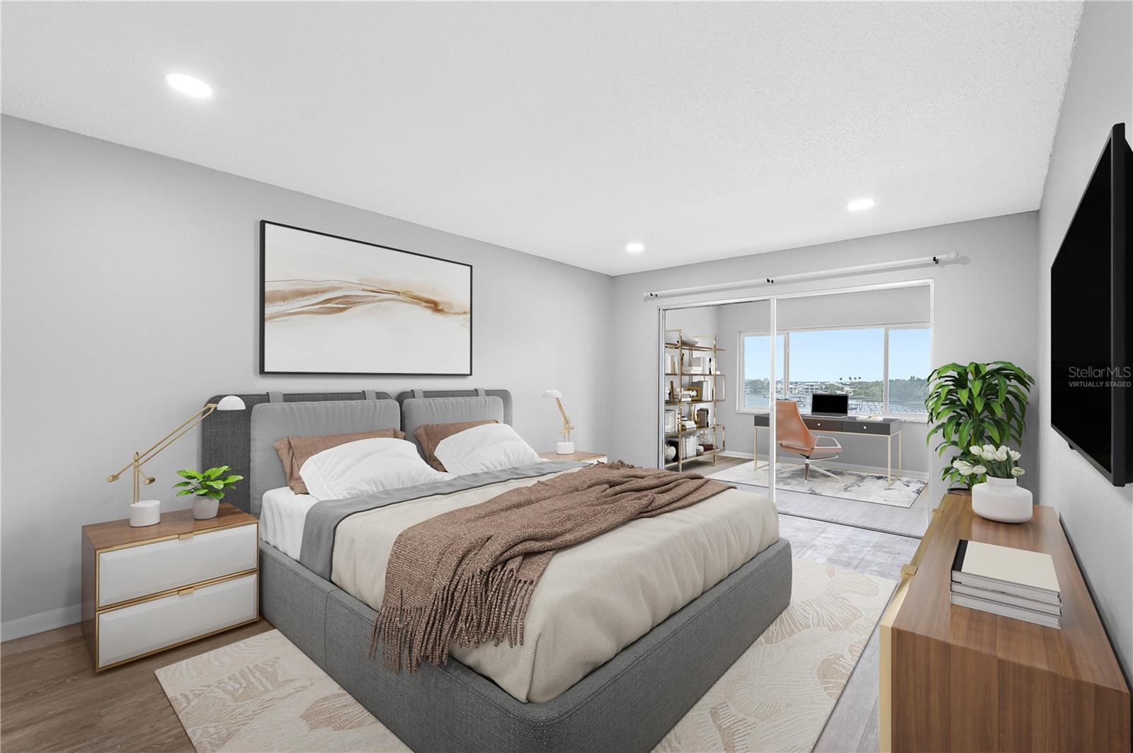 Primary Bedroom Virtually Staged