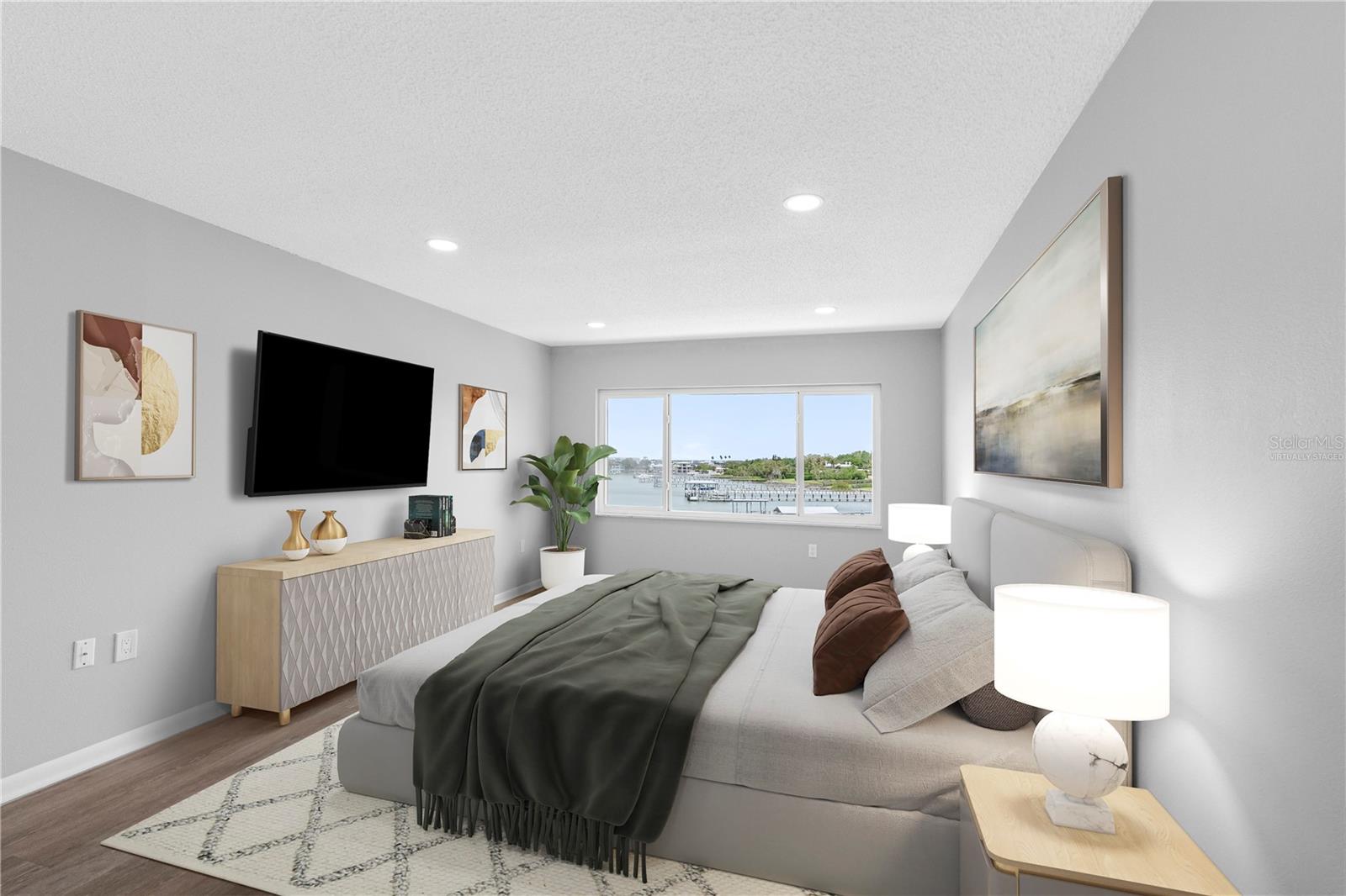 Guest Bedroom Virtually Staged