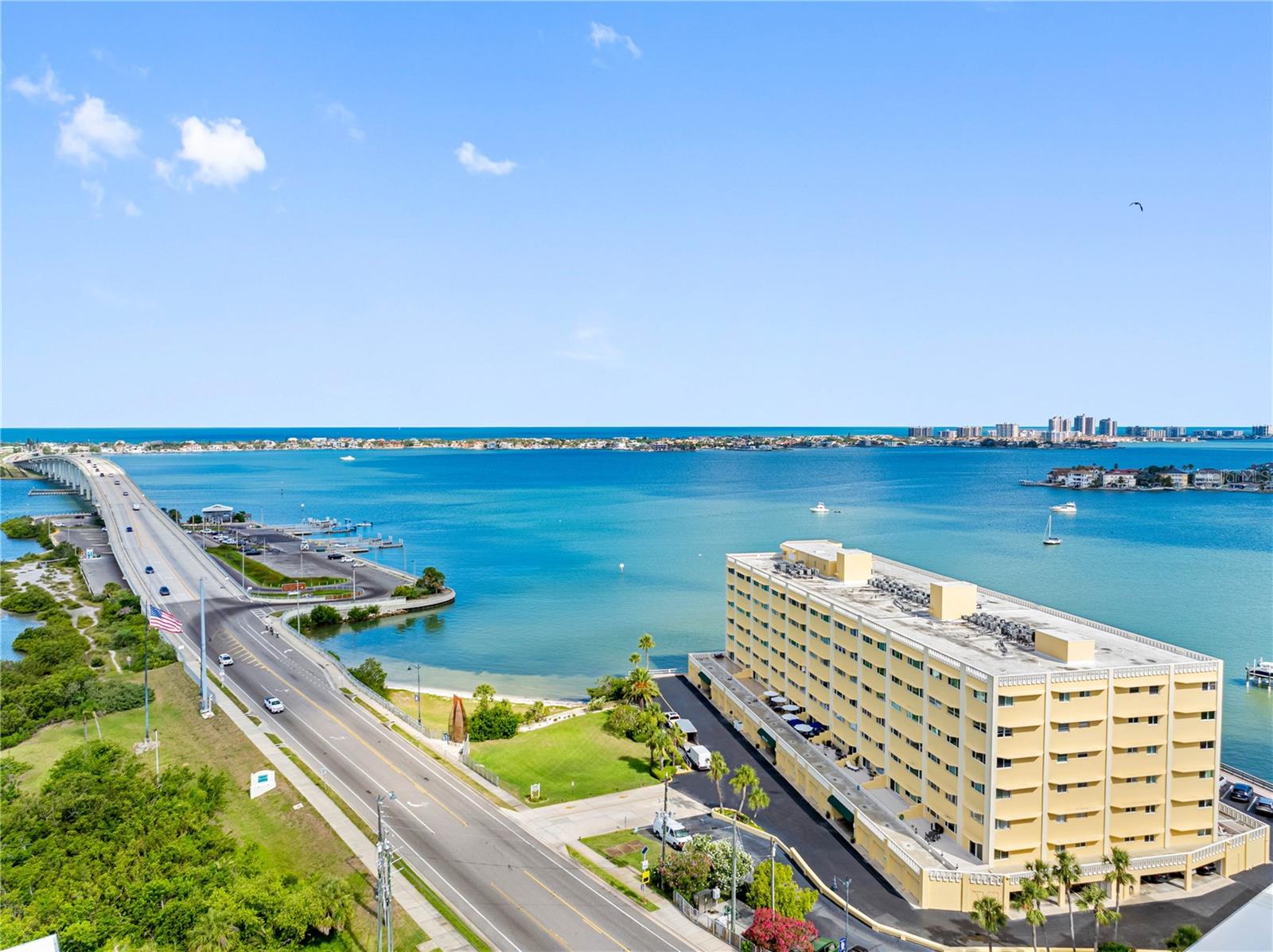 Harbour Club C and Belleair Causeway to Beach