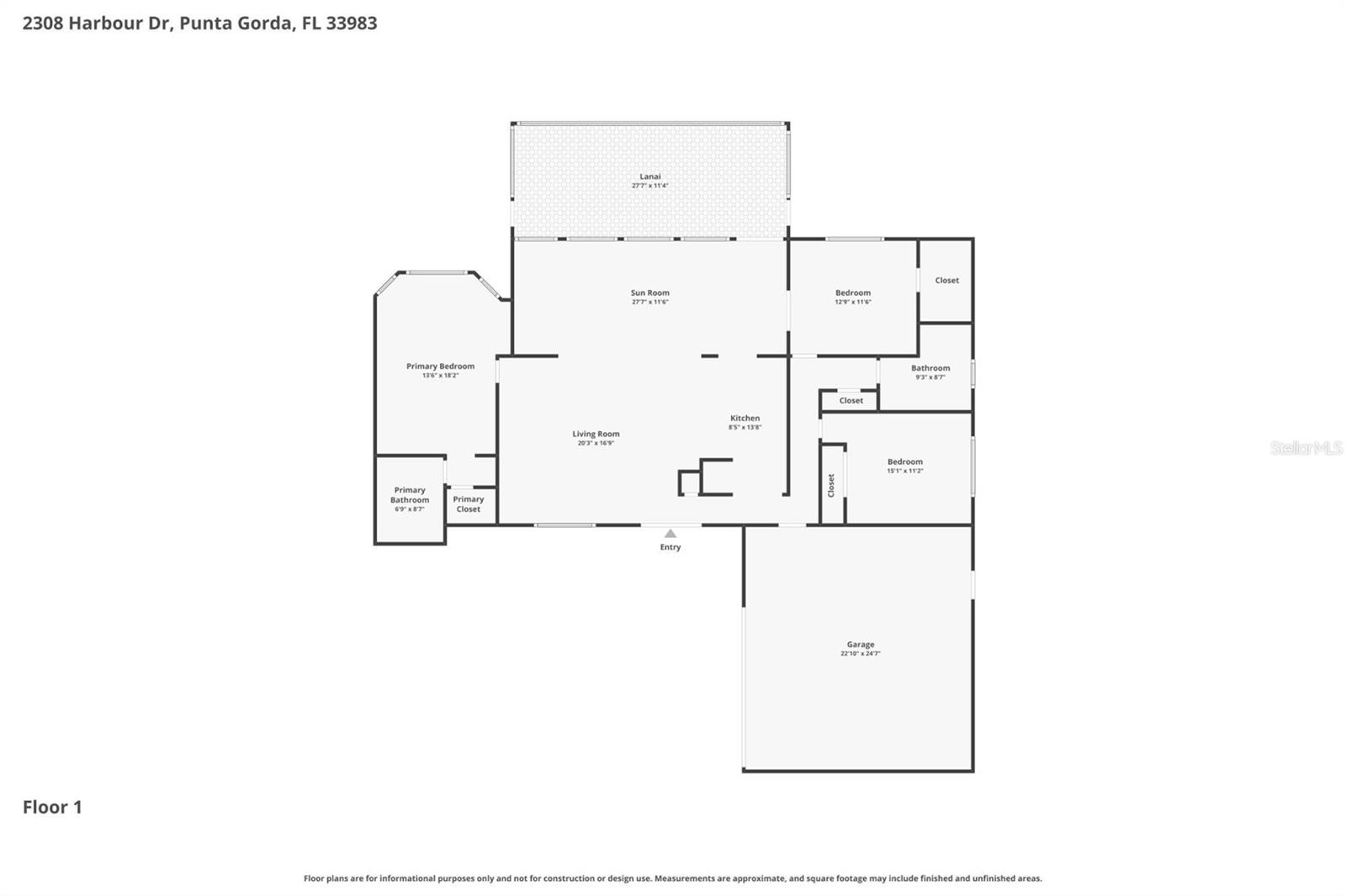 2308 HARBOUR DR, PUNTA GORDA, FL, 33983