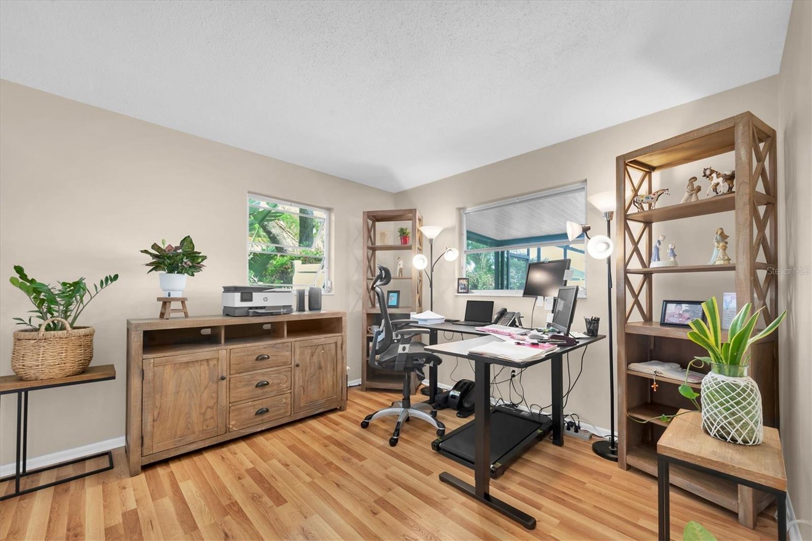 3rd bedroom being used as an office currently.