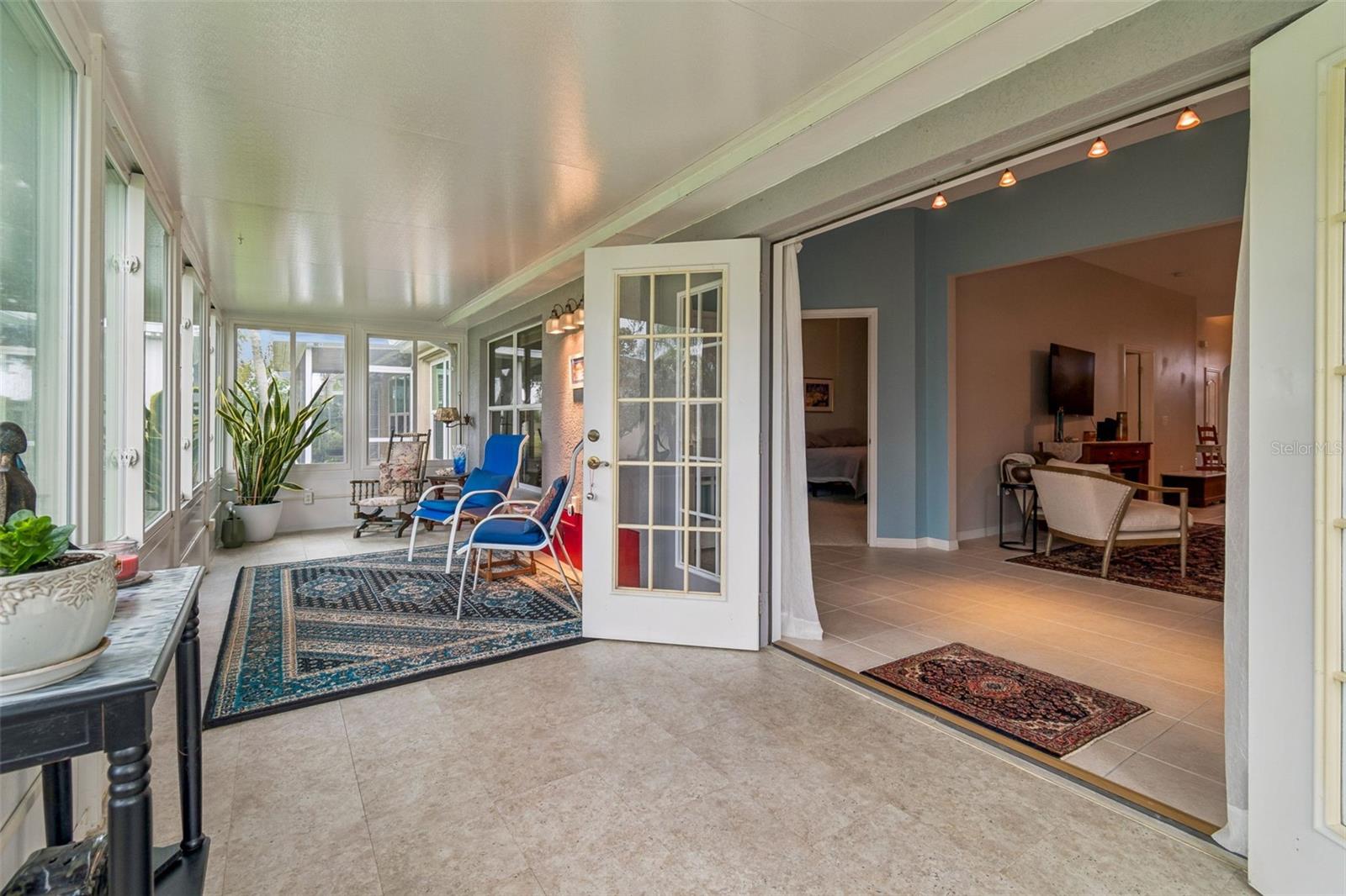 Living Room Opening to FL Room