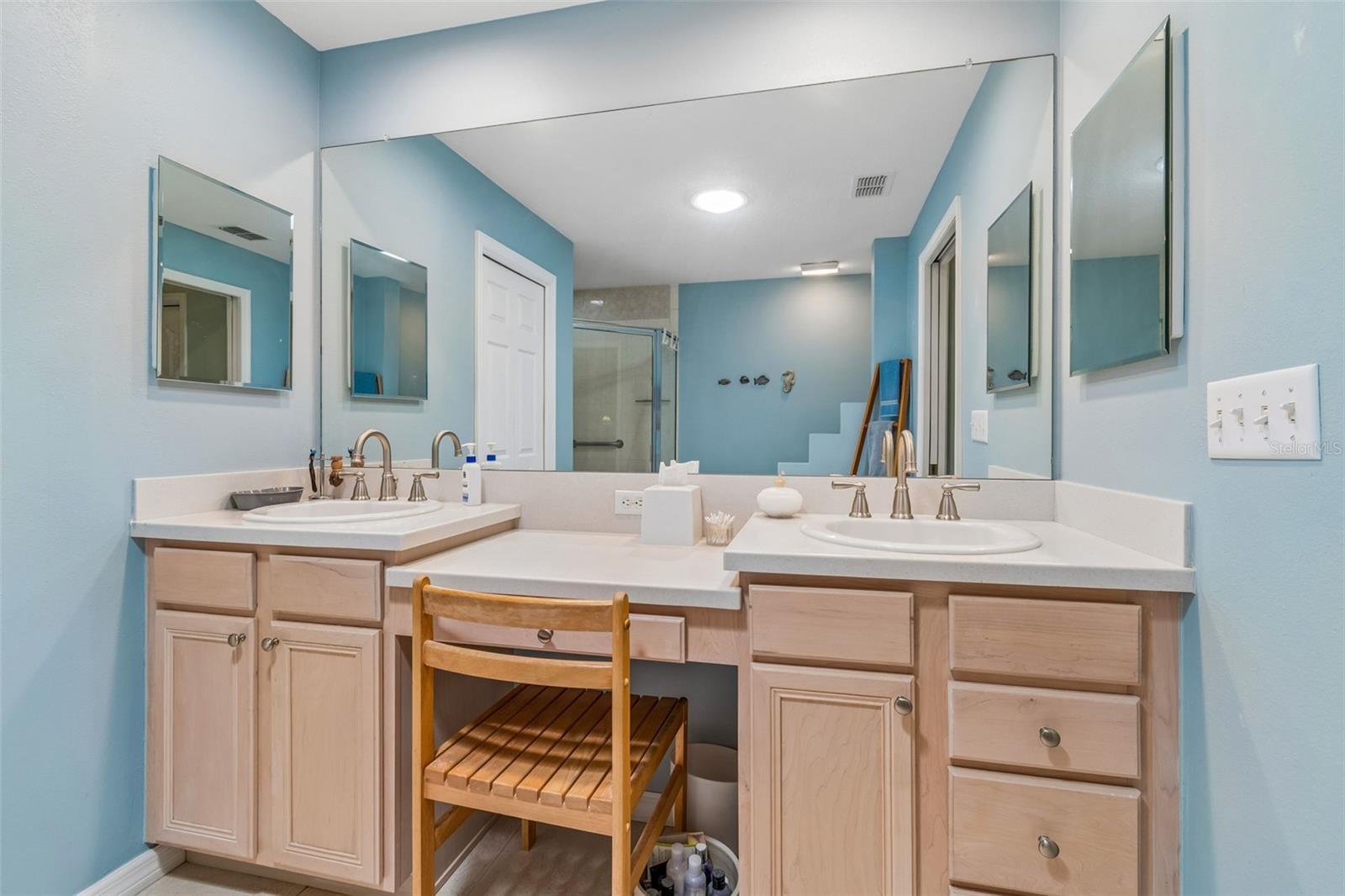 Master bath with Vanity