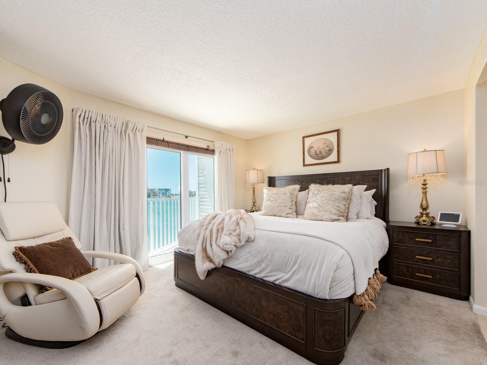 Primary Bedroom w/water view too!