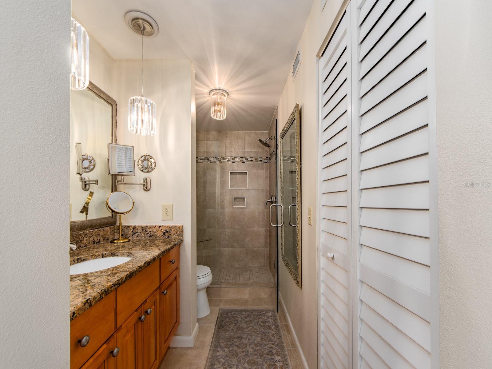 En-Suite Bath with Walk-in Closet and Shower