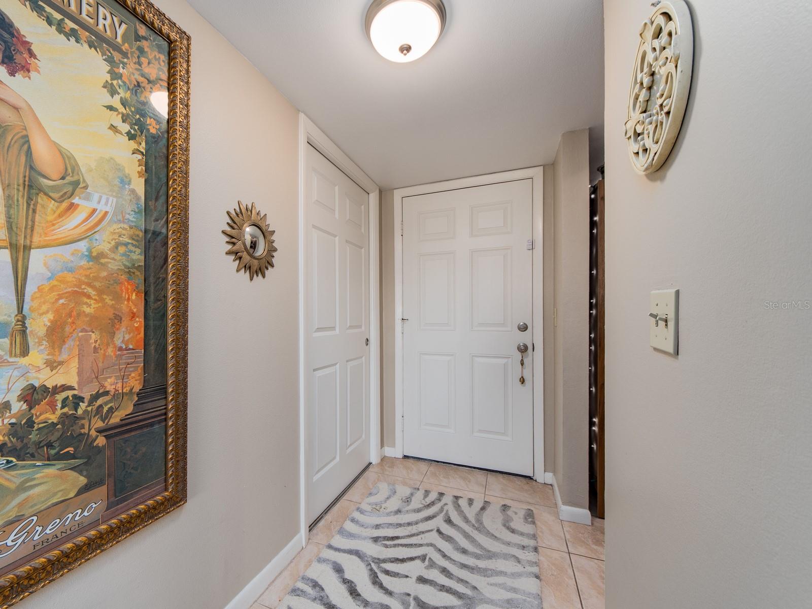 Foyer with Large Closet