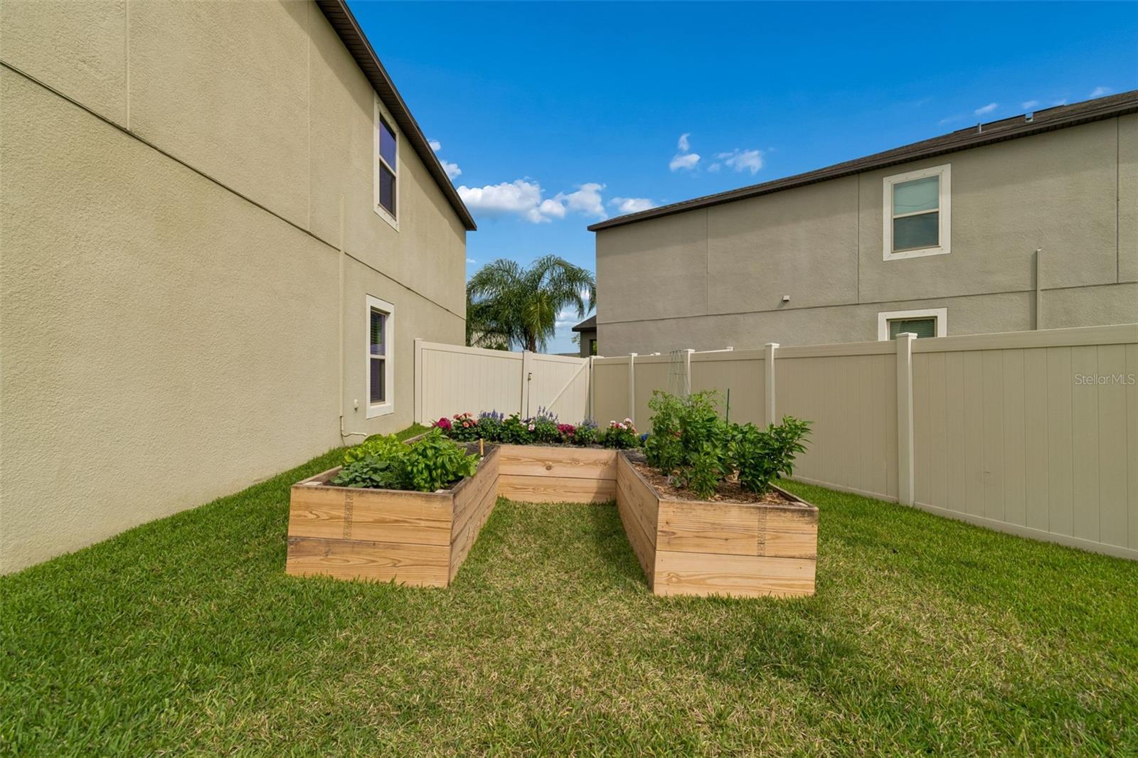 Garden already built and ready for you to take over