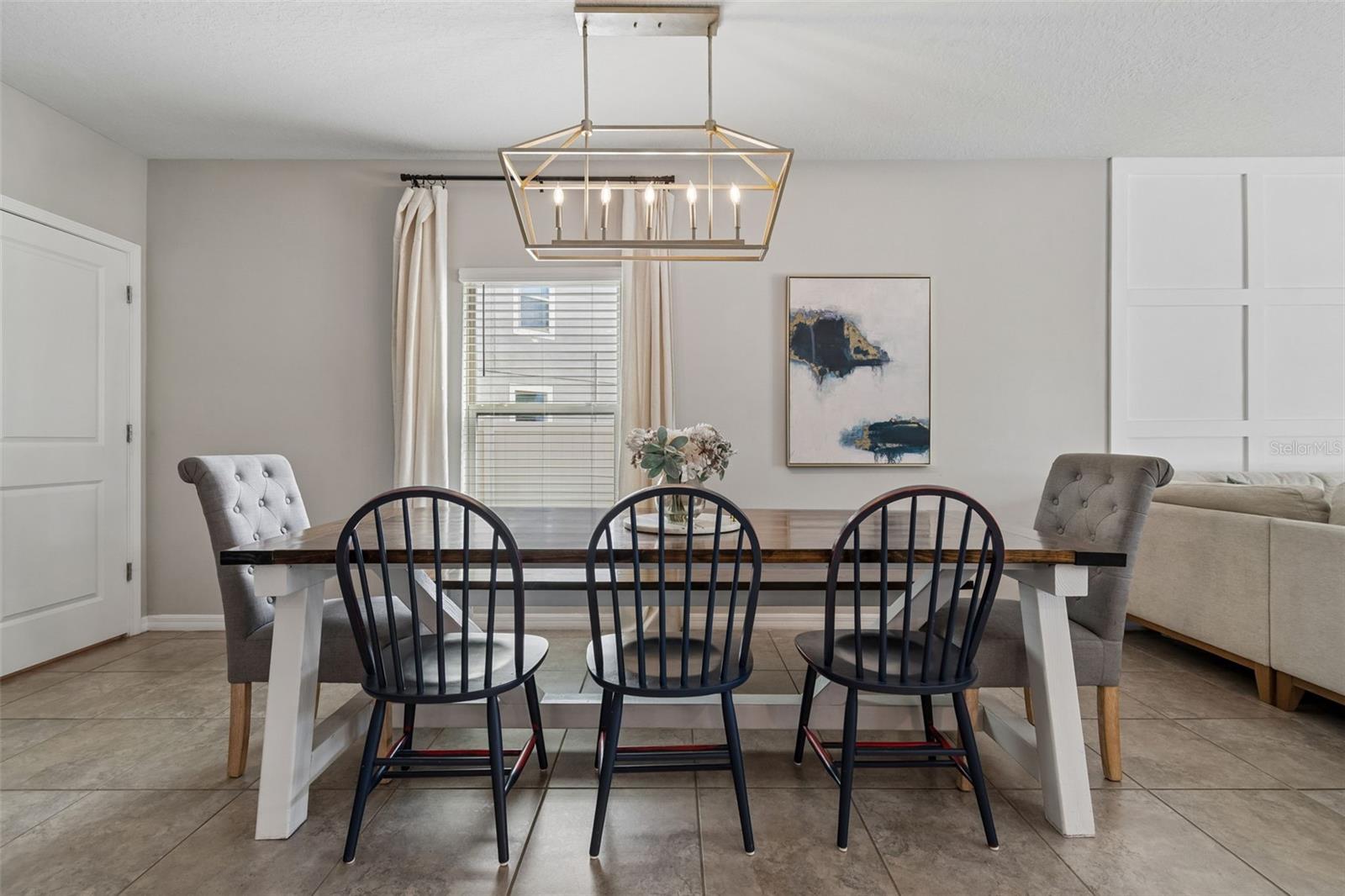 enough room for a large family table