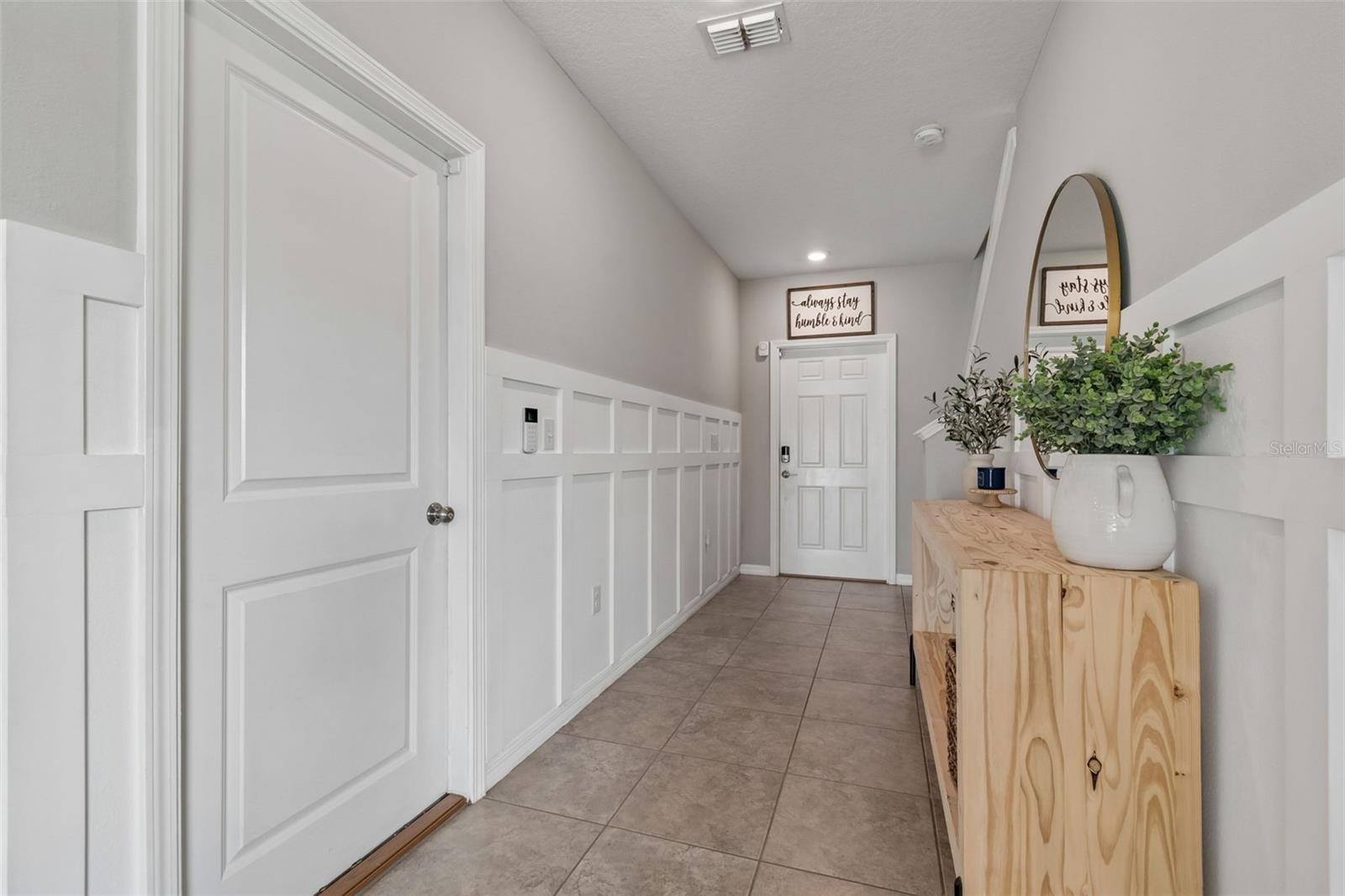 Custom board and batten in your entry way