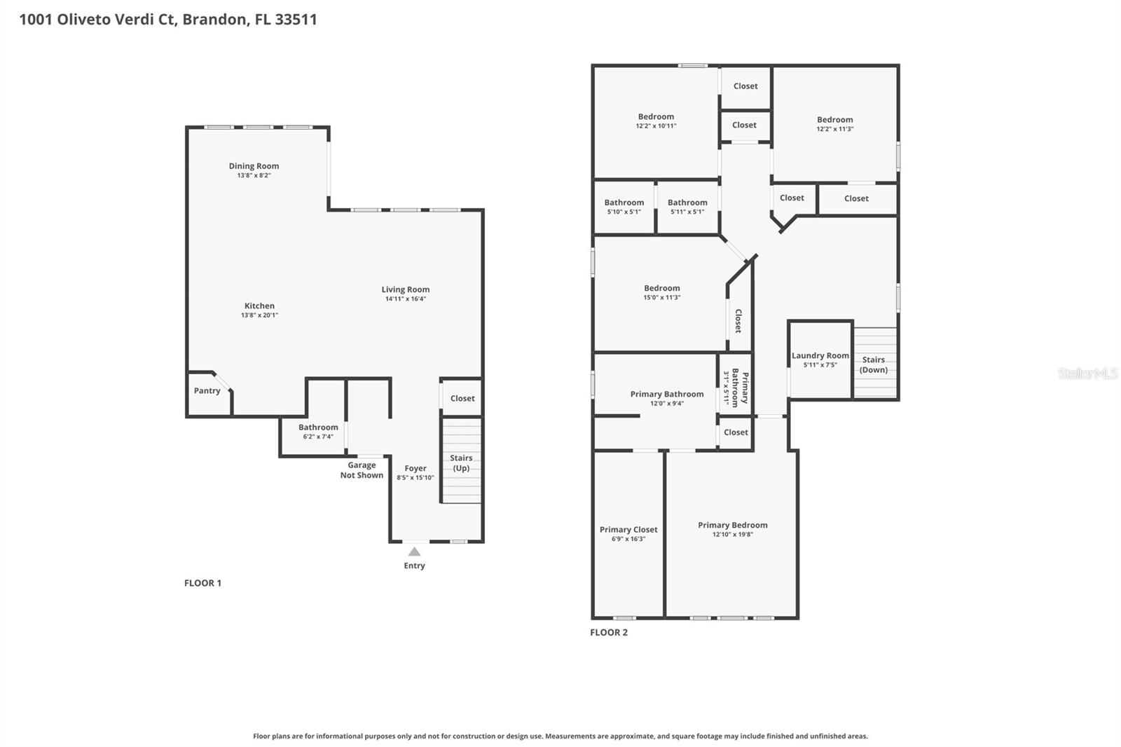 1001 OLIVETO VERDI CT, BRANDON, FL, 33511