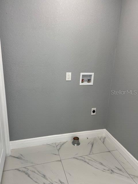 Laundry room with washer/dryer hookup