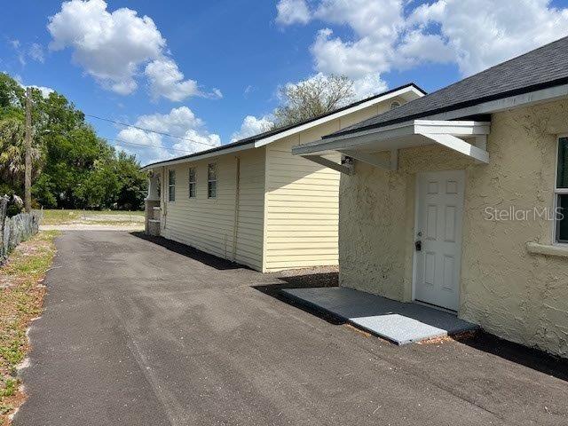 Driveway and Side of Home, and ADU
