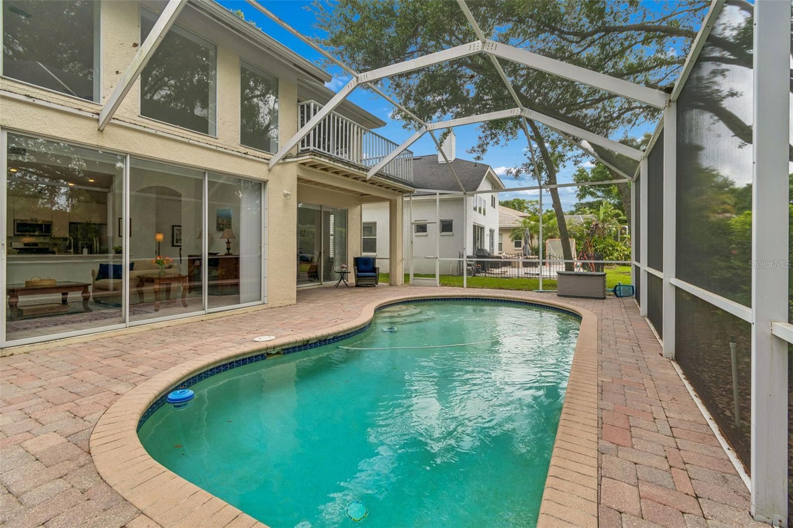 Large Pool with landscaping all around