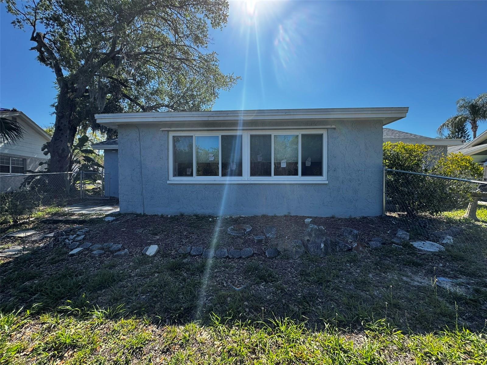 small dog run fenced in