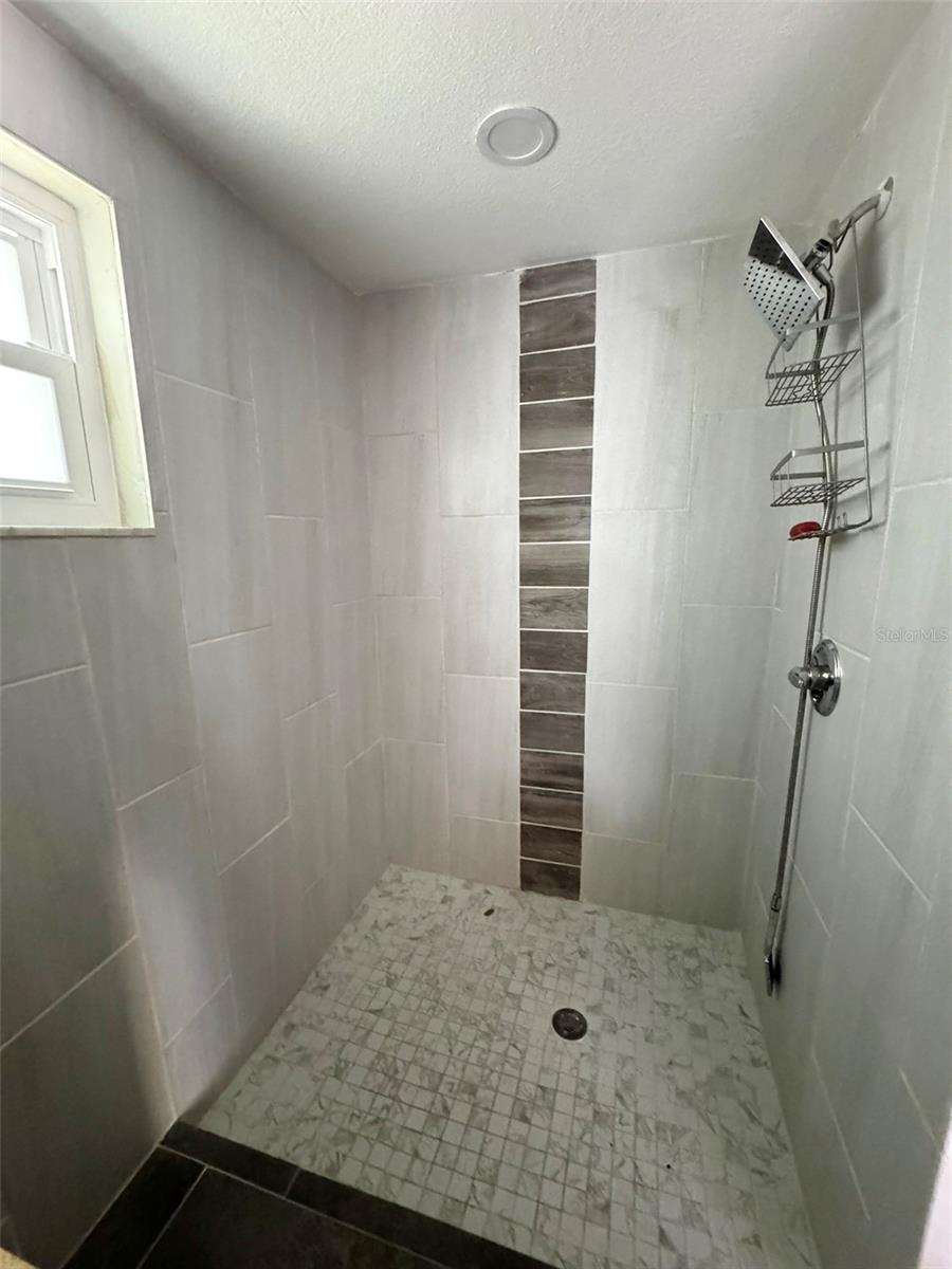 primary bath - shower, no tub