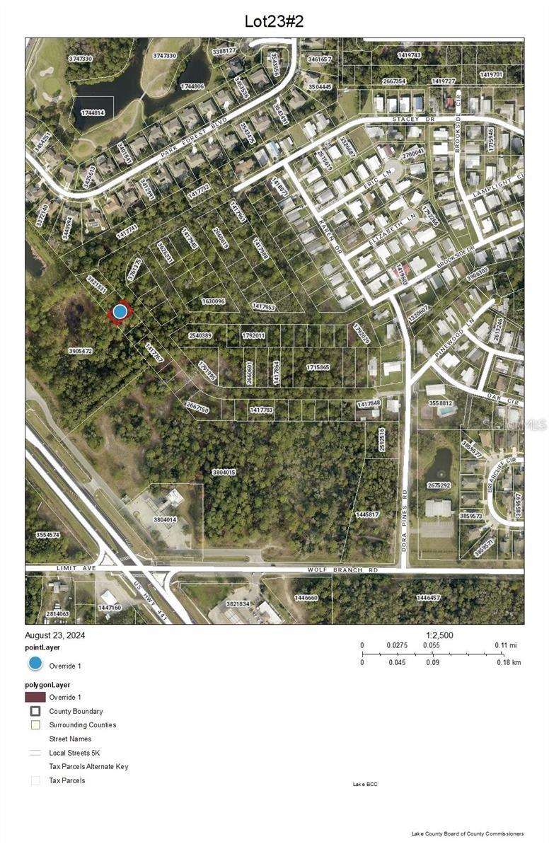 Lot 23 PARK FOREST BLVD, MOUNT DORA, FL, 32757