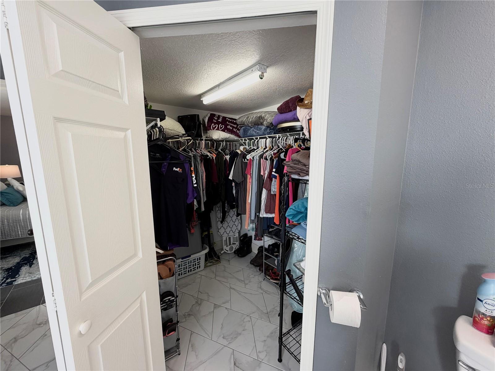 Primary Suite Walk-In Closet