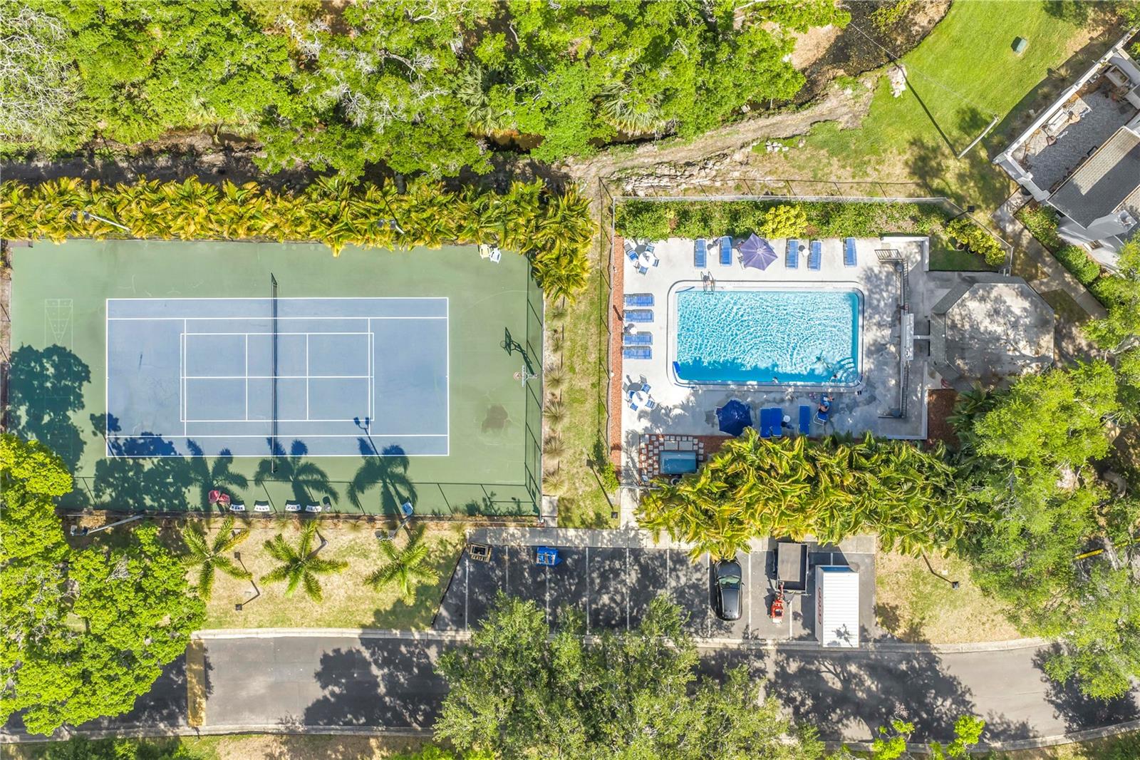 Community pool & tennis courts