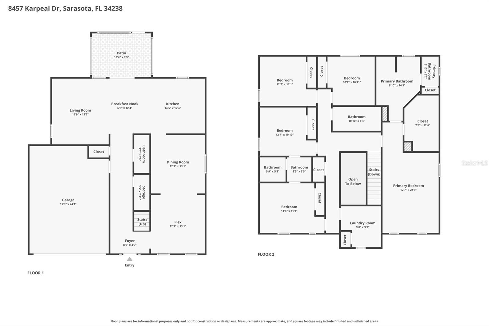 8457 KARPEAL DR, SARASOTA, FL, 34238