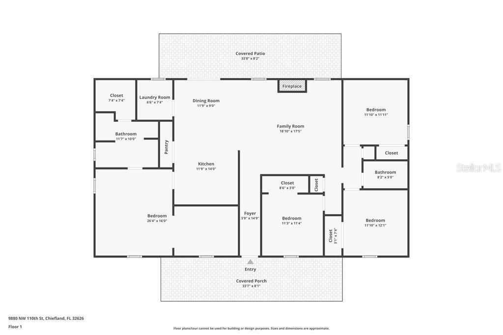 9880 NW 110TH ST, CHIEFLAND, FL, 32626