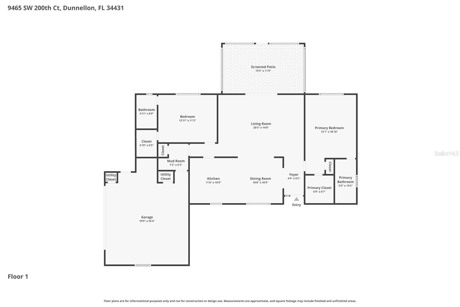 9465 SW 200TH CT, DUNNELLON, FL, 34431