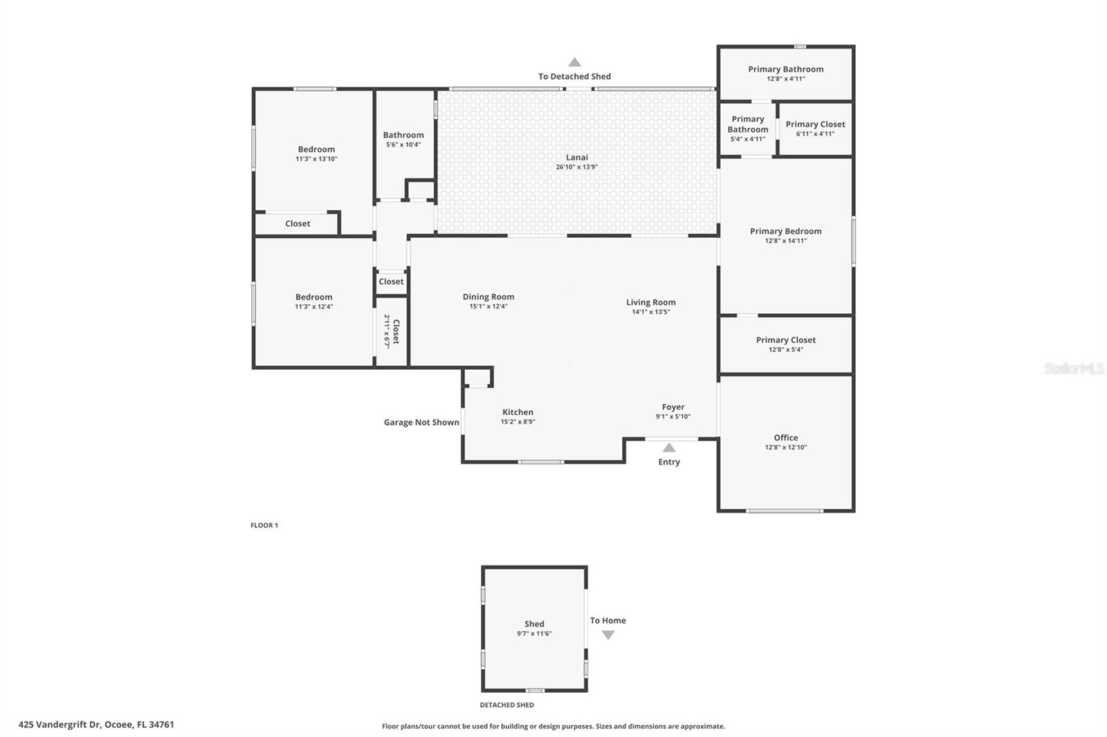 425 VANDERGRIFT DR, OCOEE, FL, 34761