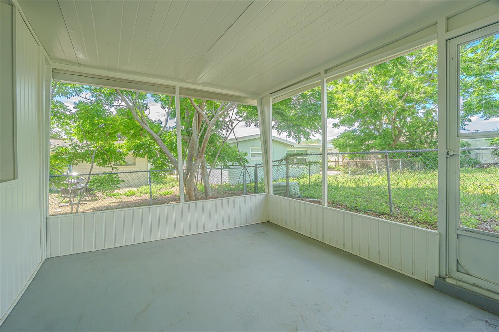 Screened porch