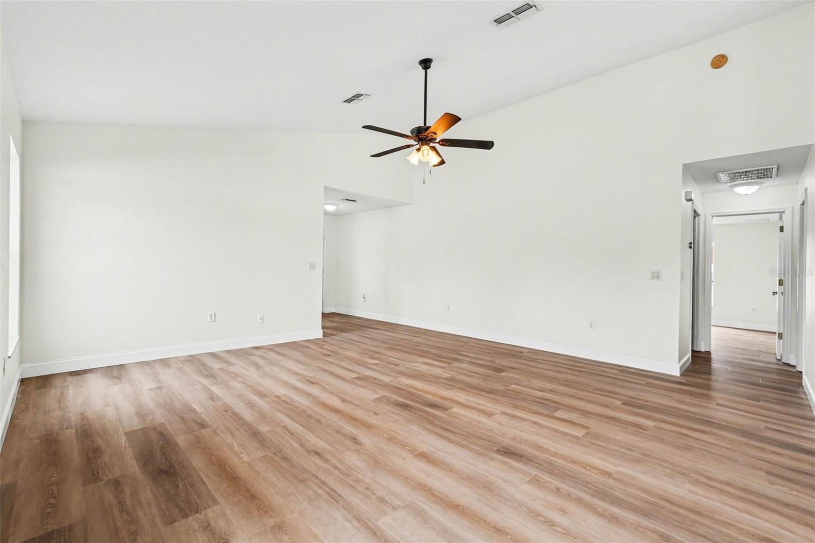 Large living room space