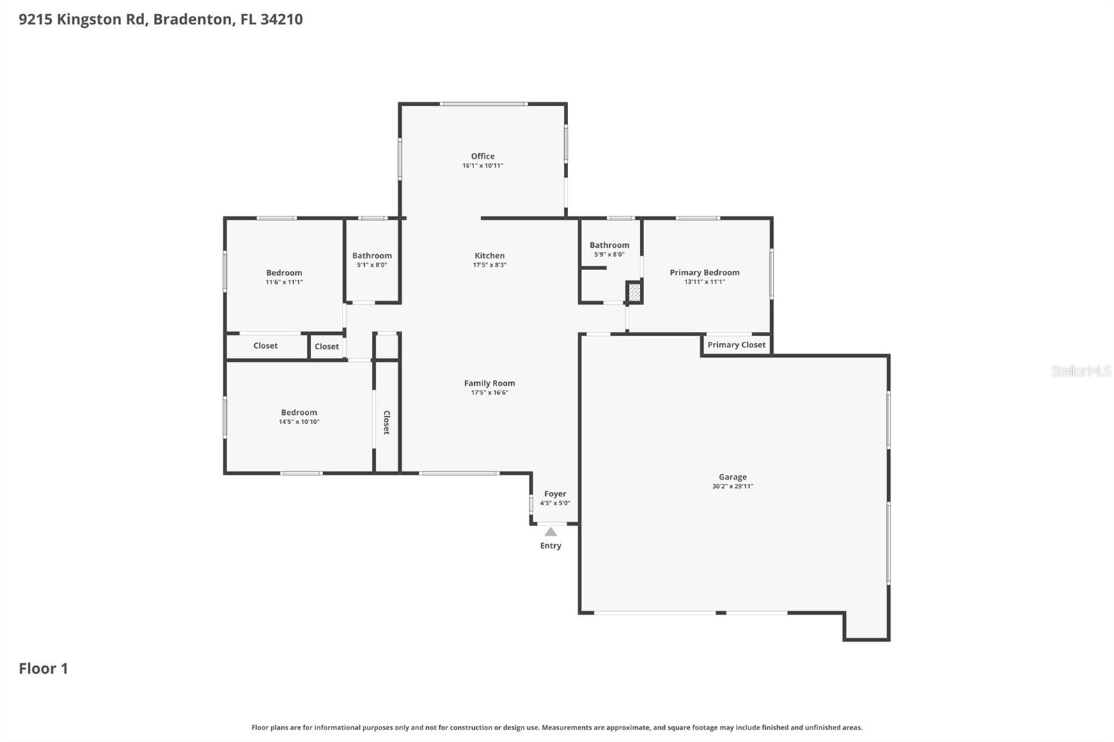 9215 KINGSTON RD, BRADENTON, FL, 34210