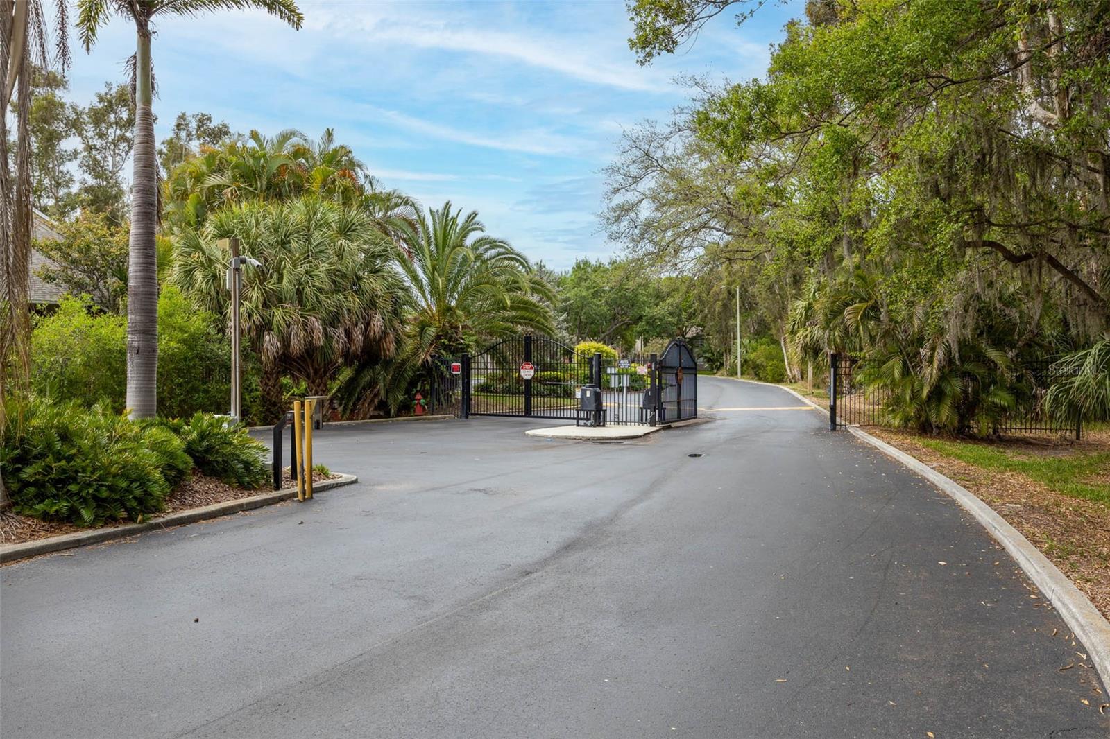 Front Gate into Enclave Condo Community