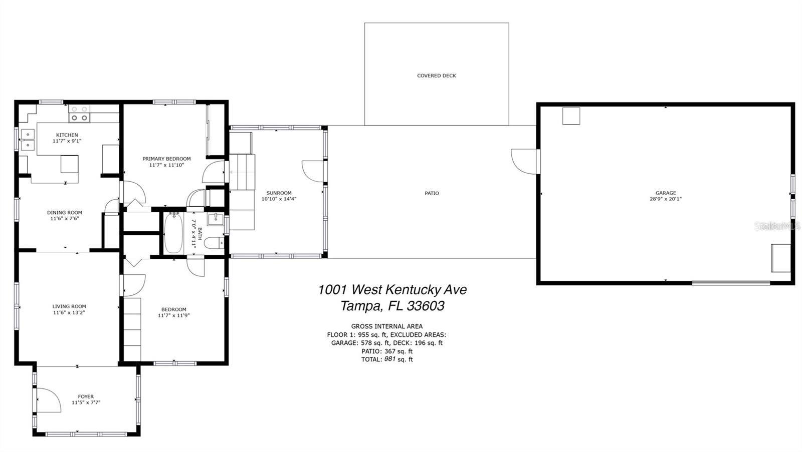 1001 W KENTUCKY AVE, TAMPA, FL, 33603