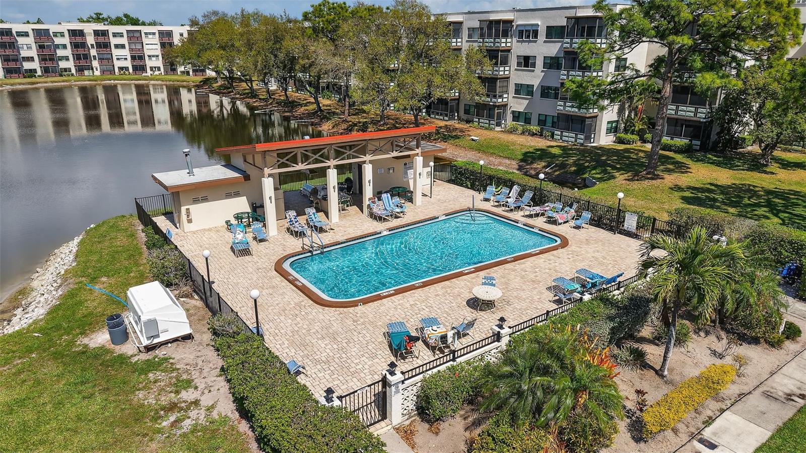 Community pool by Newport/Madison