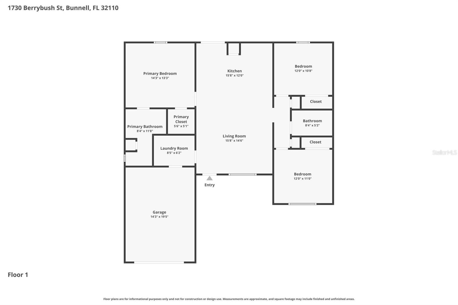1730 BERRYBUSH ST, BUNNELL, FL, 32110