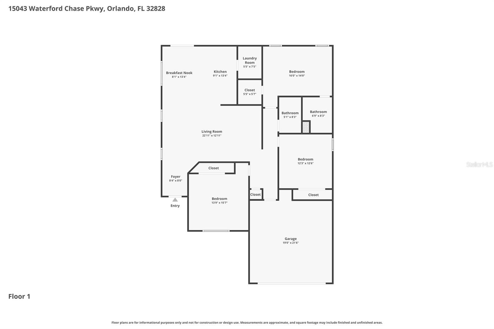 15043 WATERFORD CHASE PKWY, ORLANDO, FL, 32828