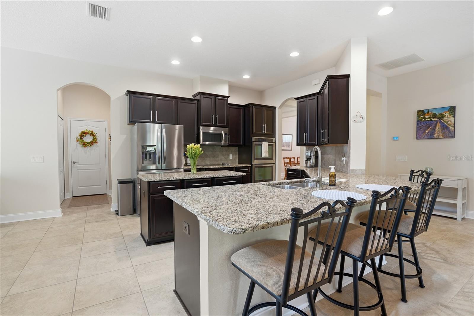 kitchen island with seating