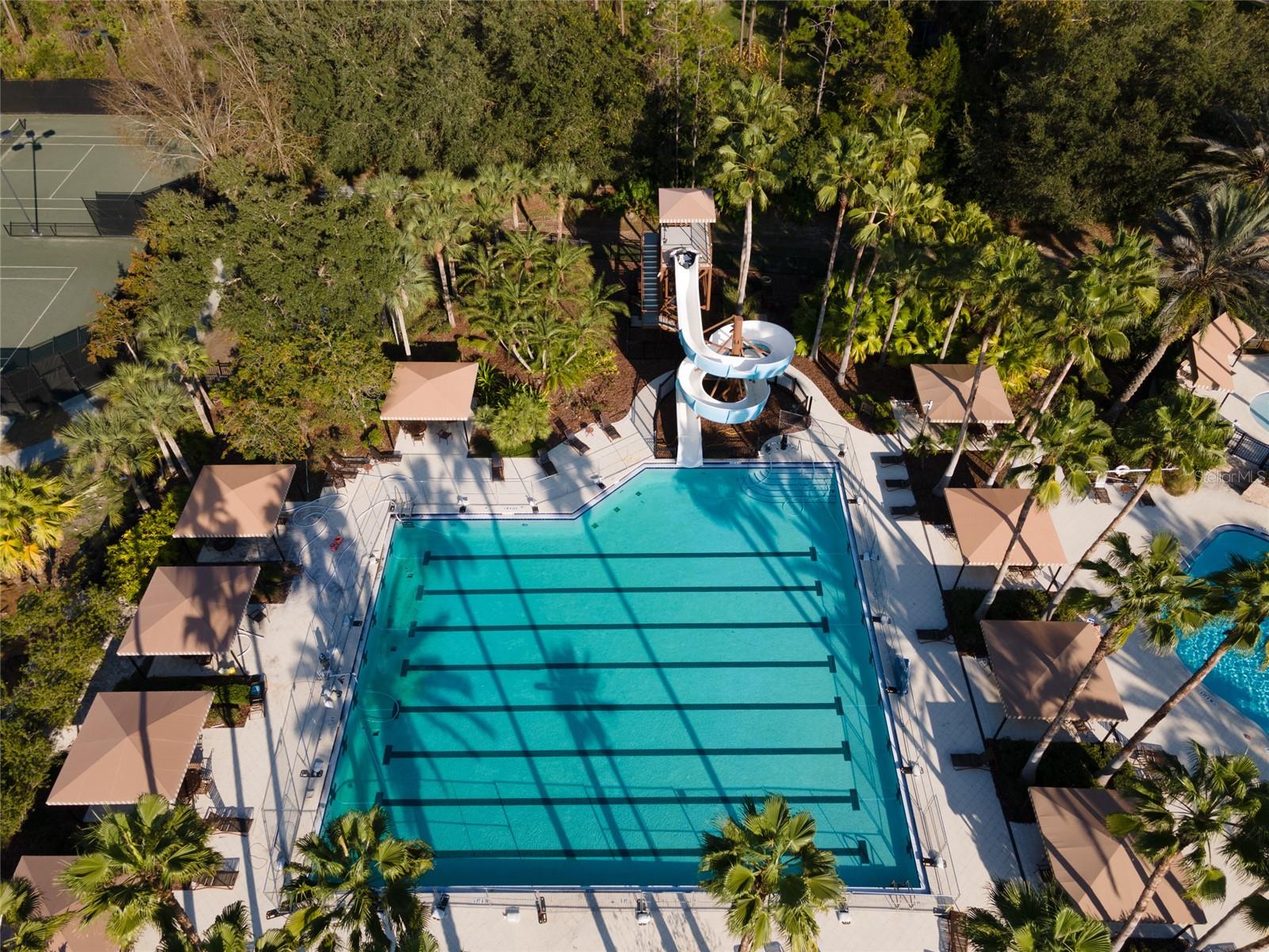 the waterslide is loved by kids and adults alike