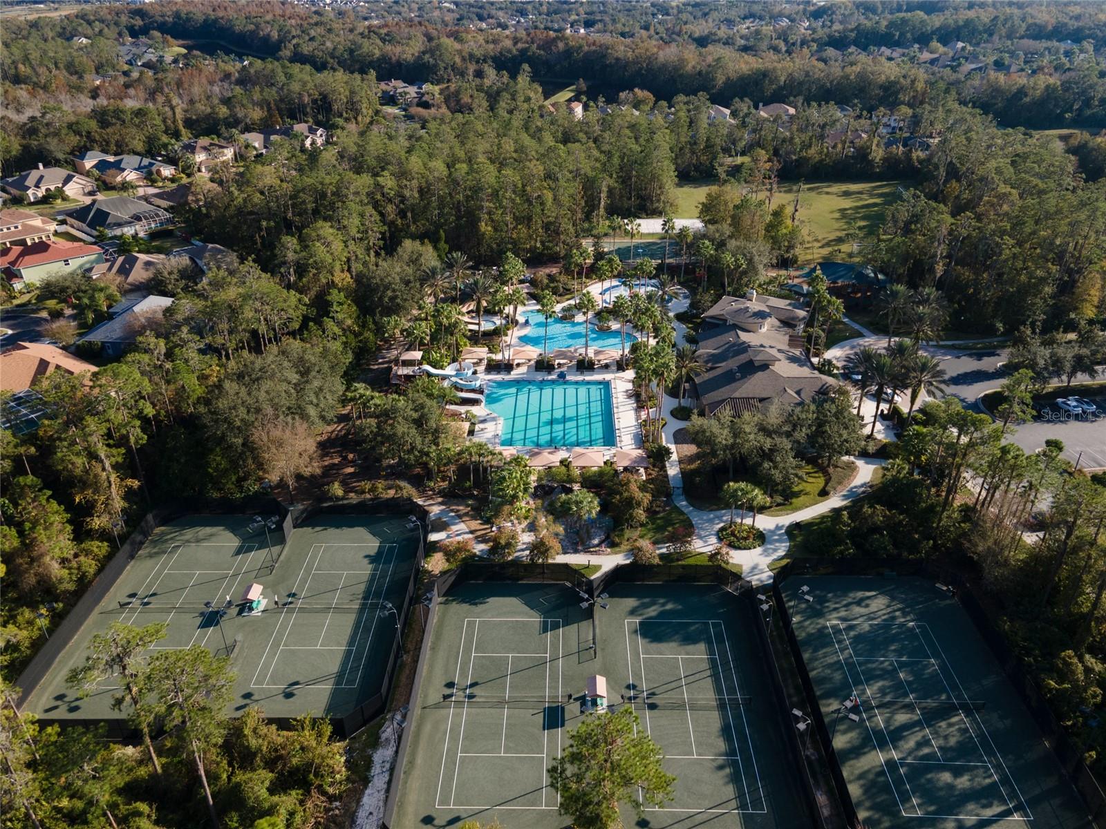 tennis pickle ball lit courts