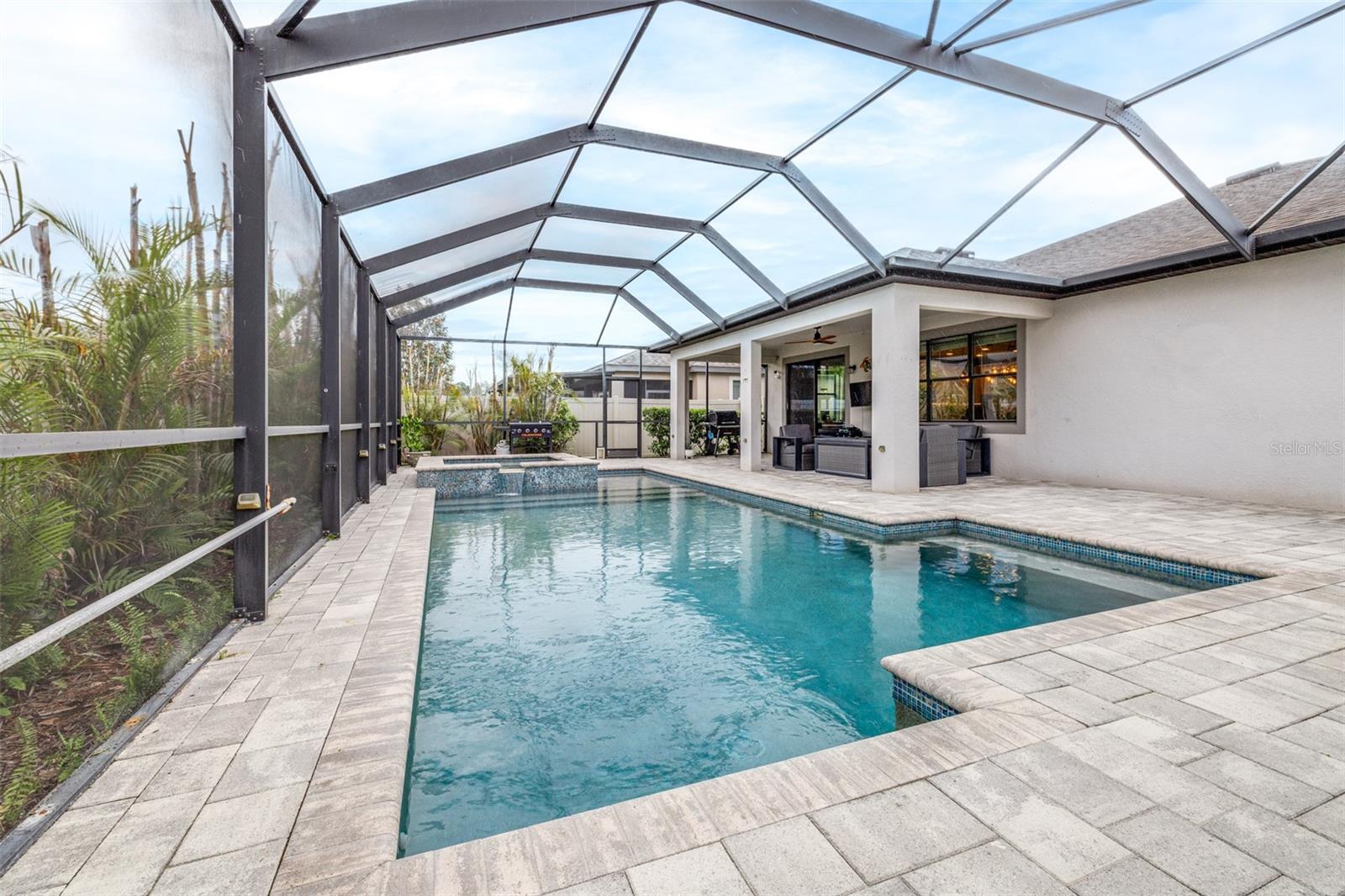 Backyard pool and spa -- Your Private Oasis