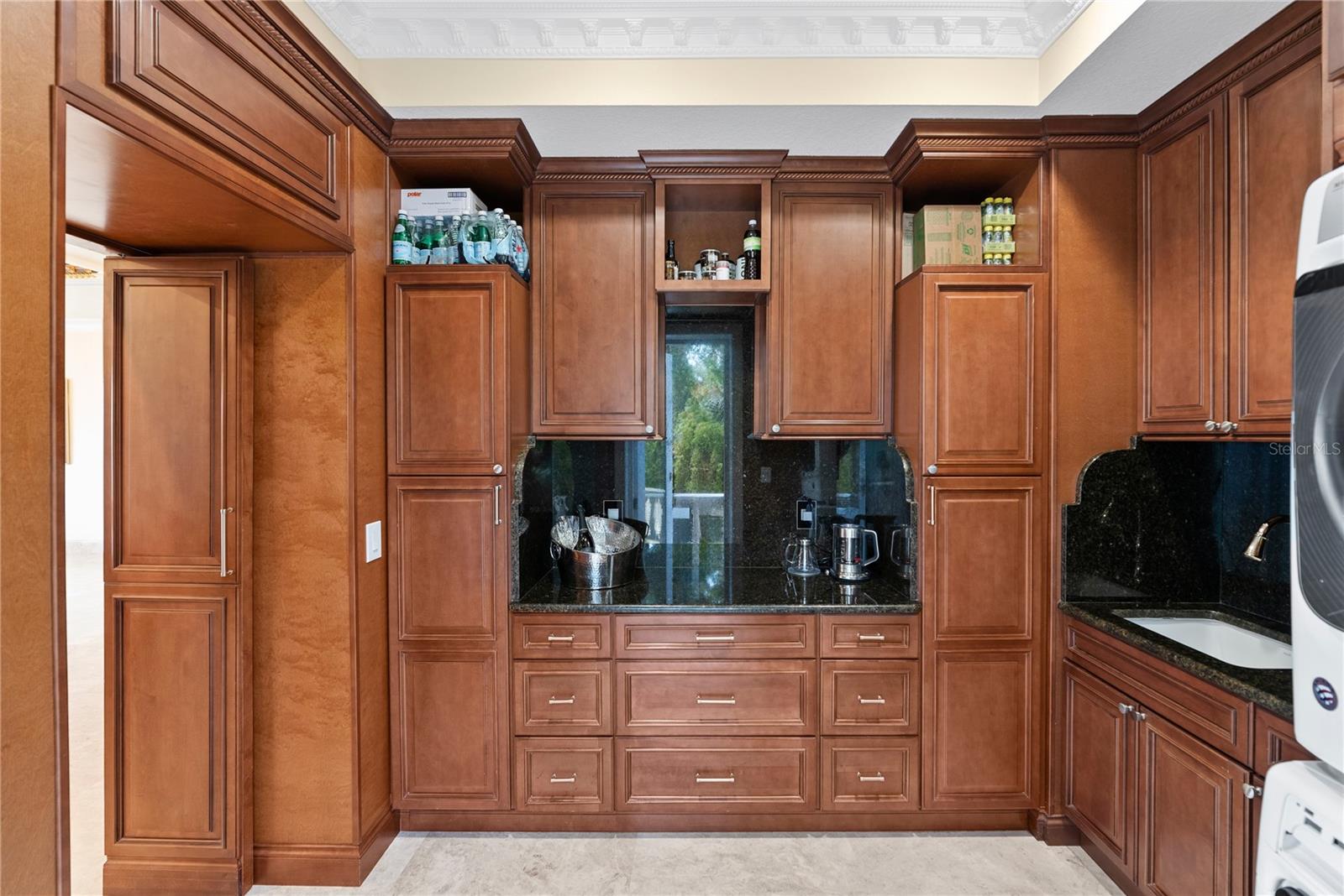 Walk-in Butler's Pantry.