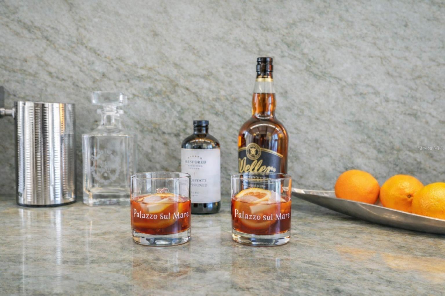 Evenings here are best enjoyed with an Old Fashioned in hand in your private lounge.