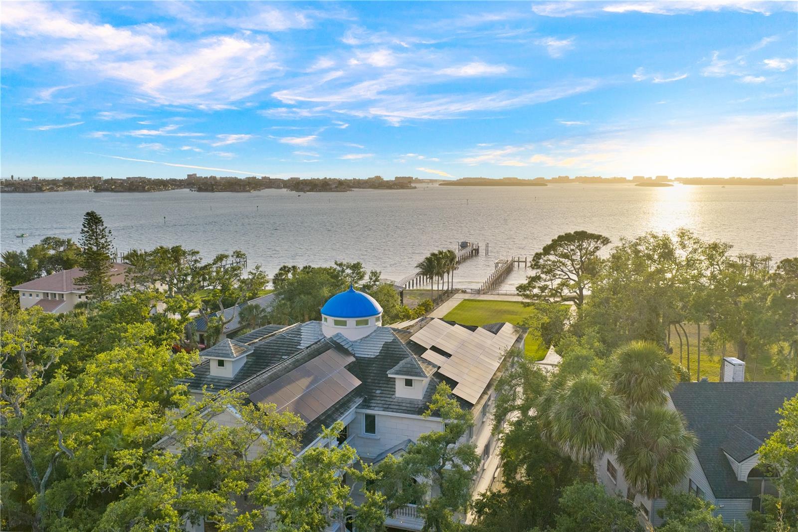 Private, gated setting surrounded by lush tropical landscaping.