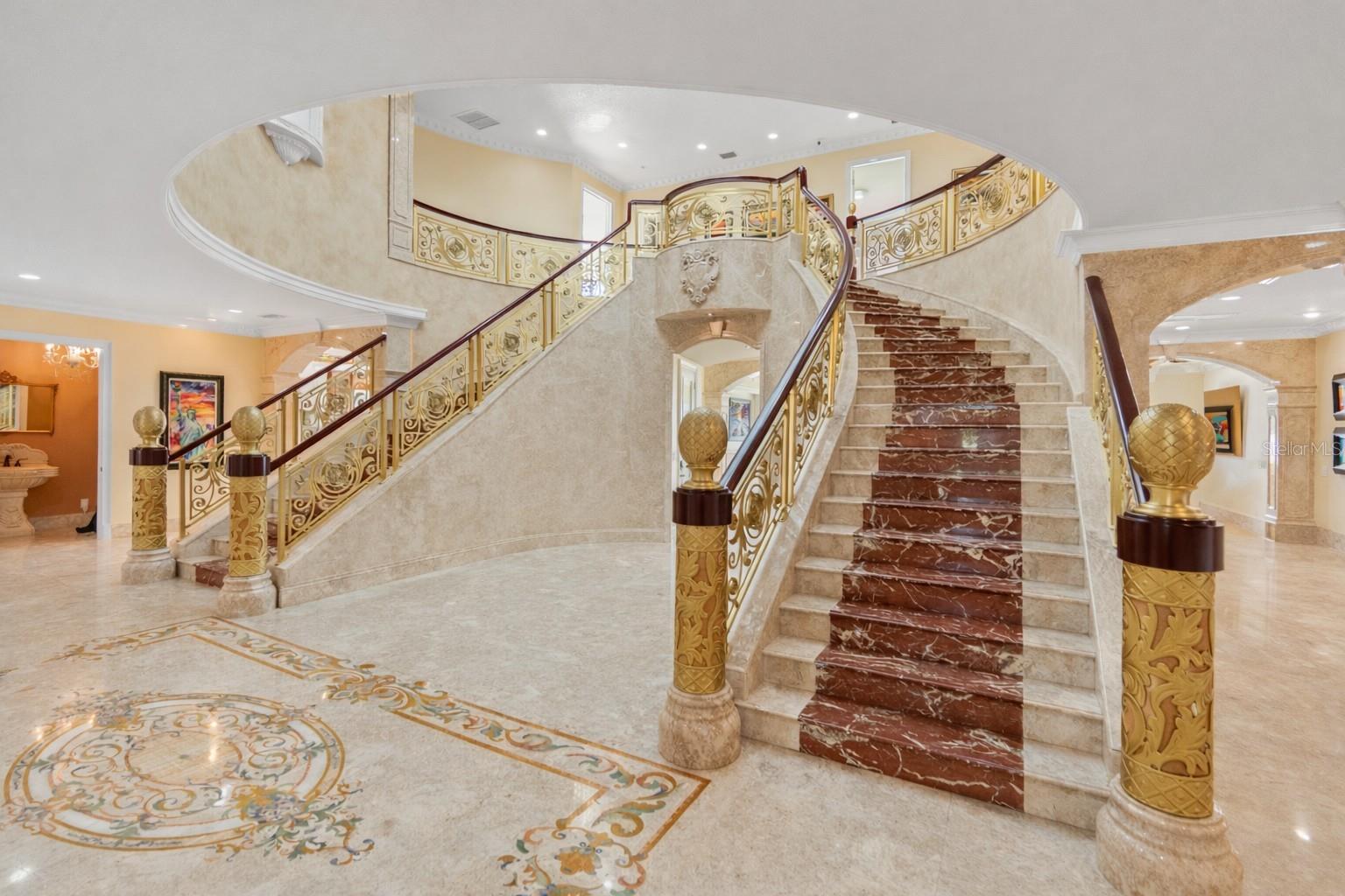 A grand architectural entrance designed to impress from every angle