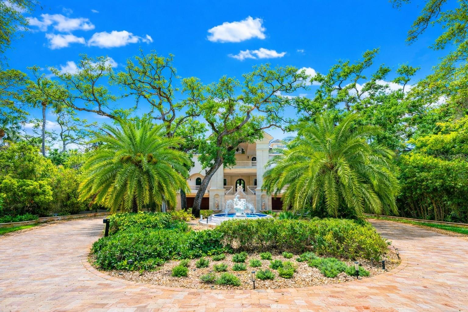 The lore of the fountain is the original owner had the cherub's faces molded to resemble her grandchildren's face.