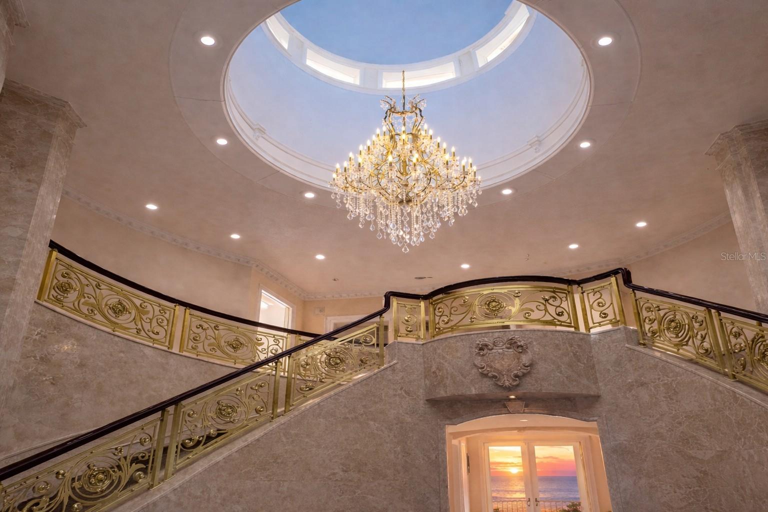 The Dome! and Rotunda our the CenterPoint of the home.
