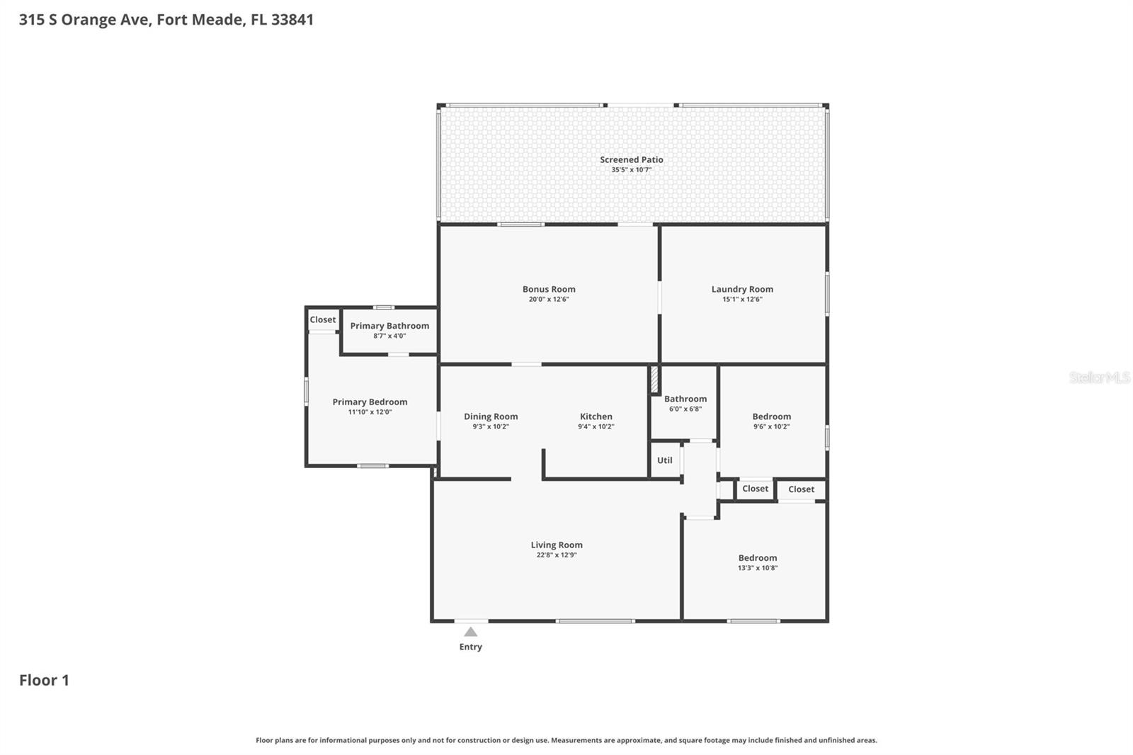 315 S ORANGE AVE, FORT MEADE, FL, 33841