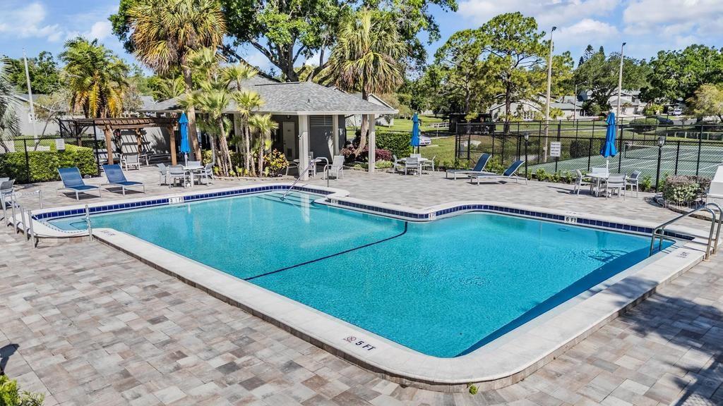 Community Pool and Tennis Court