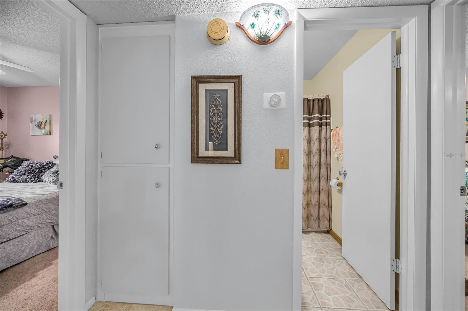 EXTRA STORAGE AND HALL BATH