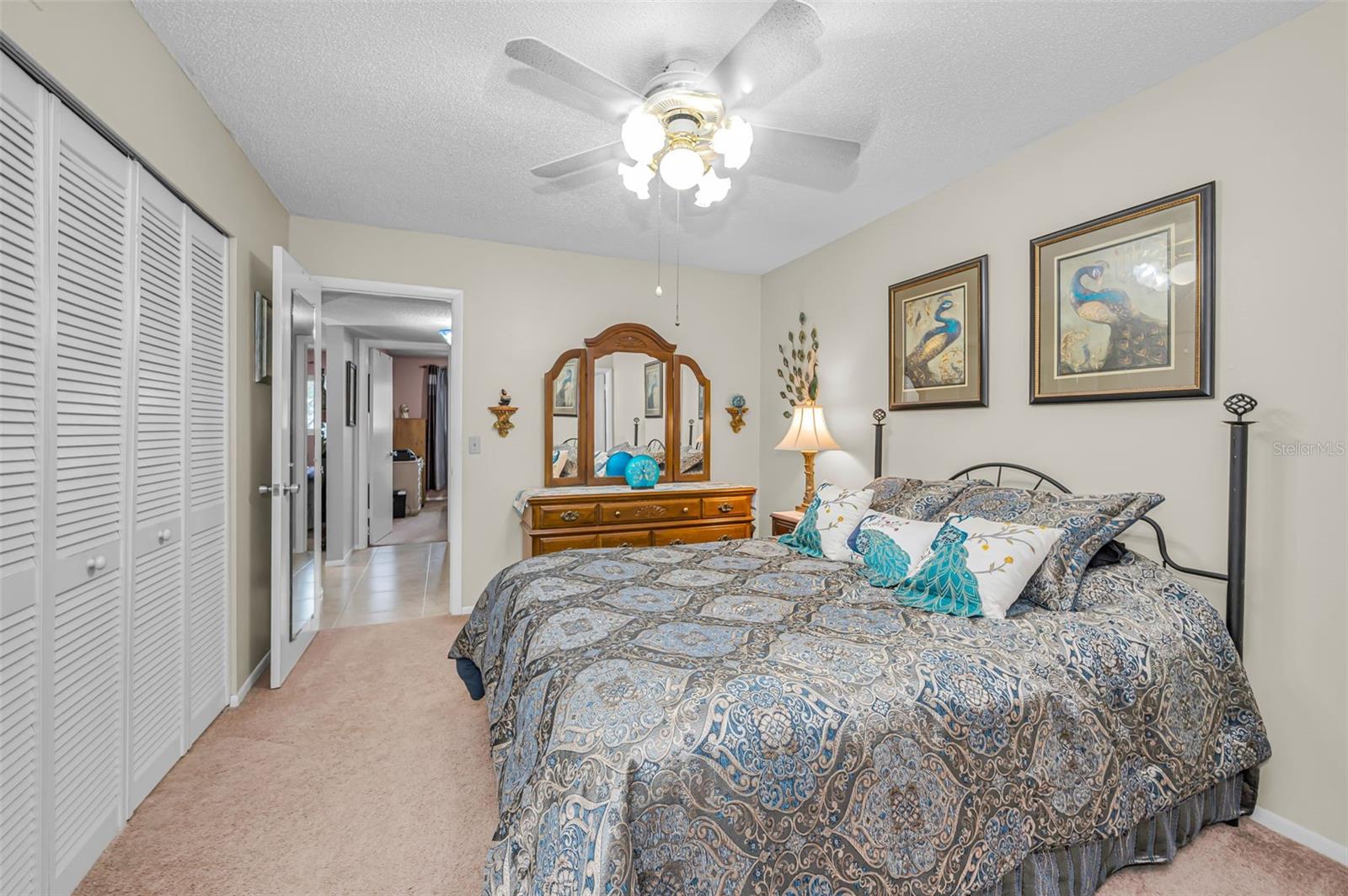 Hall Bath between the Primary Bedroom and the Front Bedroom