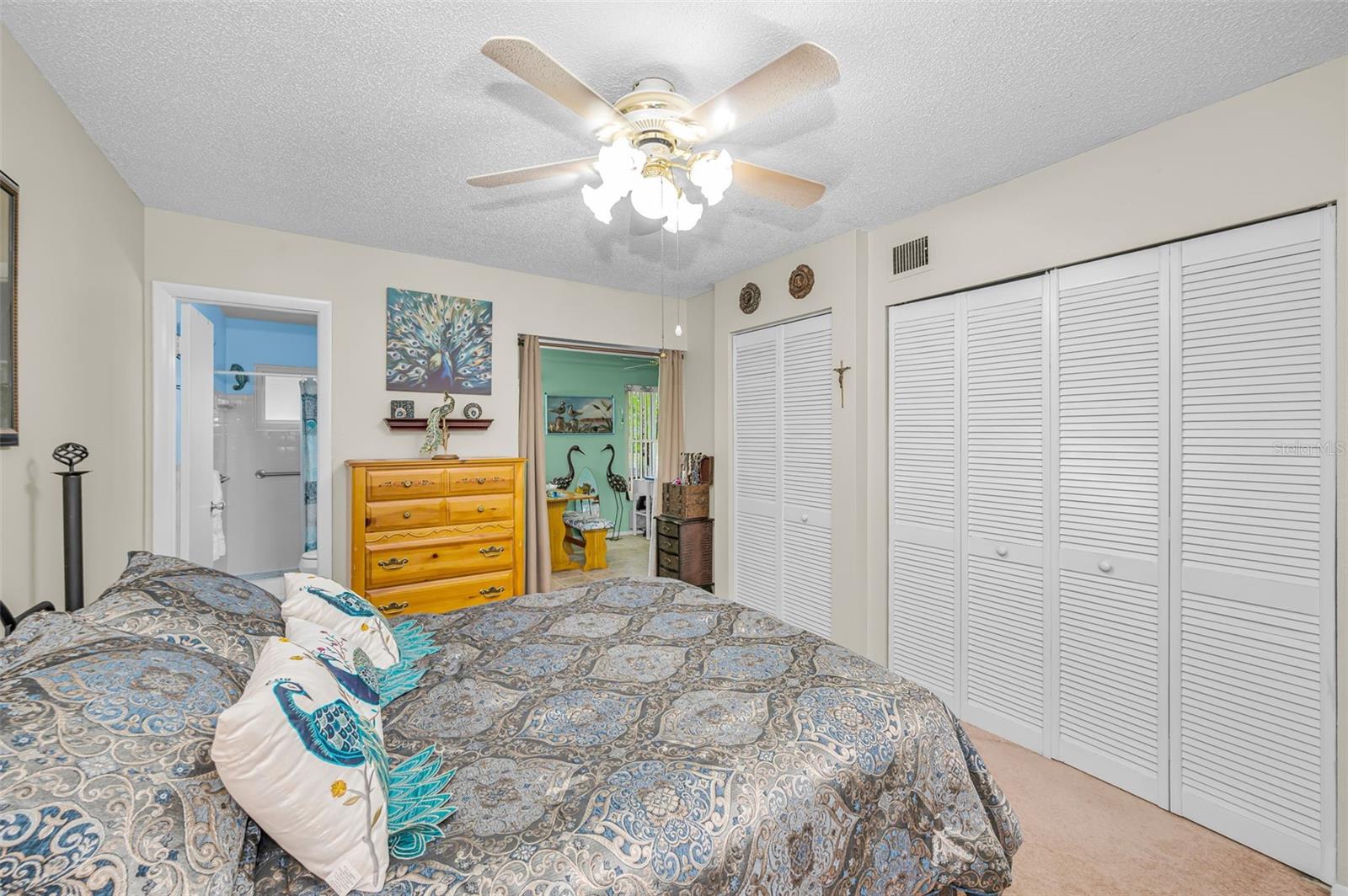 Legal Washer and Dryer in the left closet