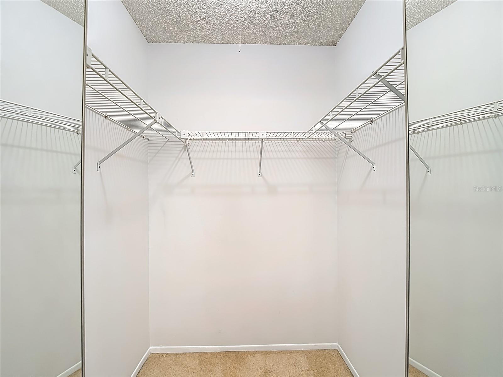 Walk-In Closet for Primary Bedroom in the vanity area